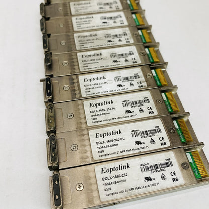 9x Eoptolink EOLX-1696-23J 1450nm 10G CWDM XFP SMF 40km Transceivers