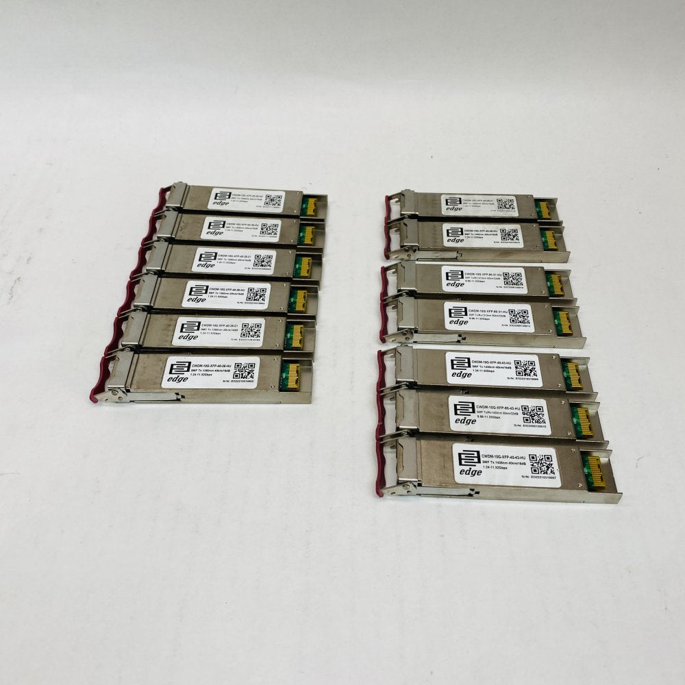 CWDM XFP Transceivers Edge Optics 10Gbps Single-Mode LC 40km Set