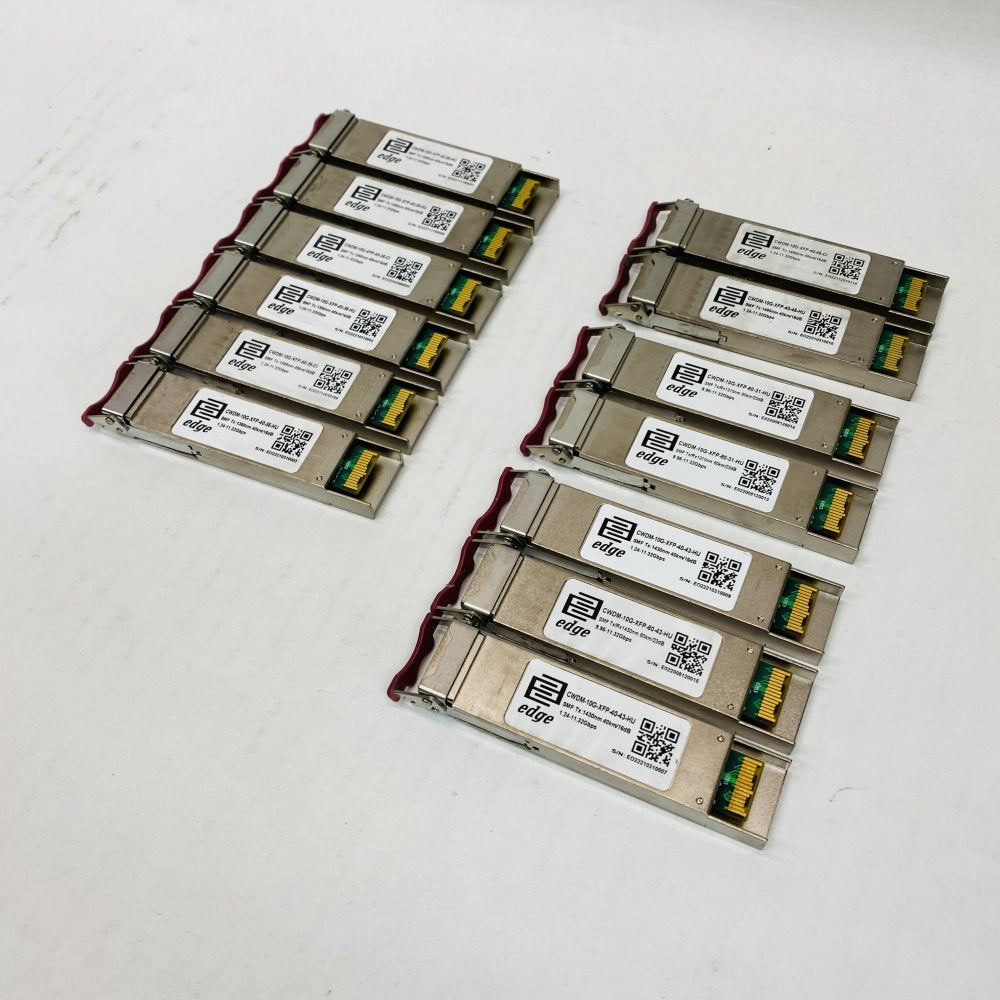CWDM XFP Transceivers Edge Optics 10Gbps Single-Mode LC 40km Set
