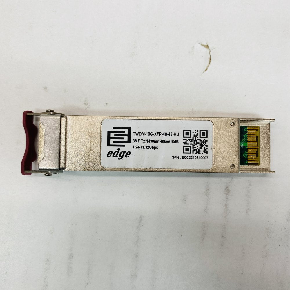 CWDM XFP Transceivers Edge Optics 10Gbps Single-Mode LC 40km Set