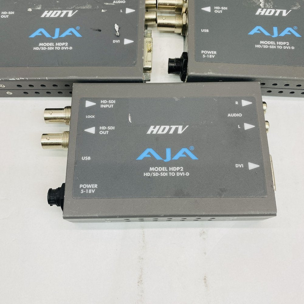 5 x Broadcast HD-SDI to DVI-D HDMI Converter AJA HDP2 1080p 75Hz Display