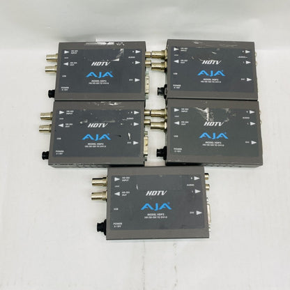 5 x Broadcast HD-SDI to DVI-D HDMI Converter AJA HDP2 1080p 75Hz Display