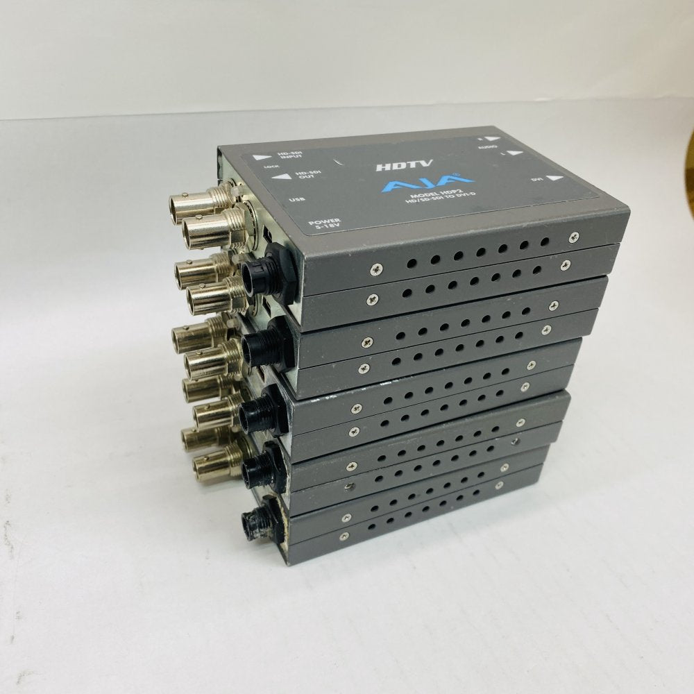 5 x Broadcast HD-SDI to DVI-D HDMI Converter AJA HDP2 1080p 75Hz Display