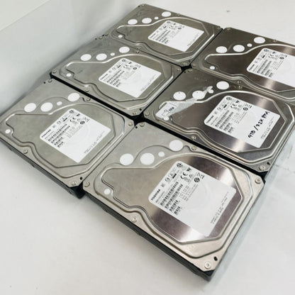 6 x Toshiba 4TB 7200RPM SAS 3.5" Hard Drive Storage 64MB Cache 12Gb/s
