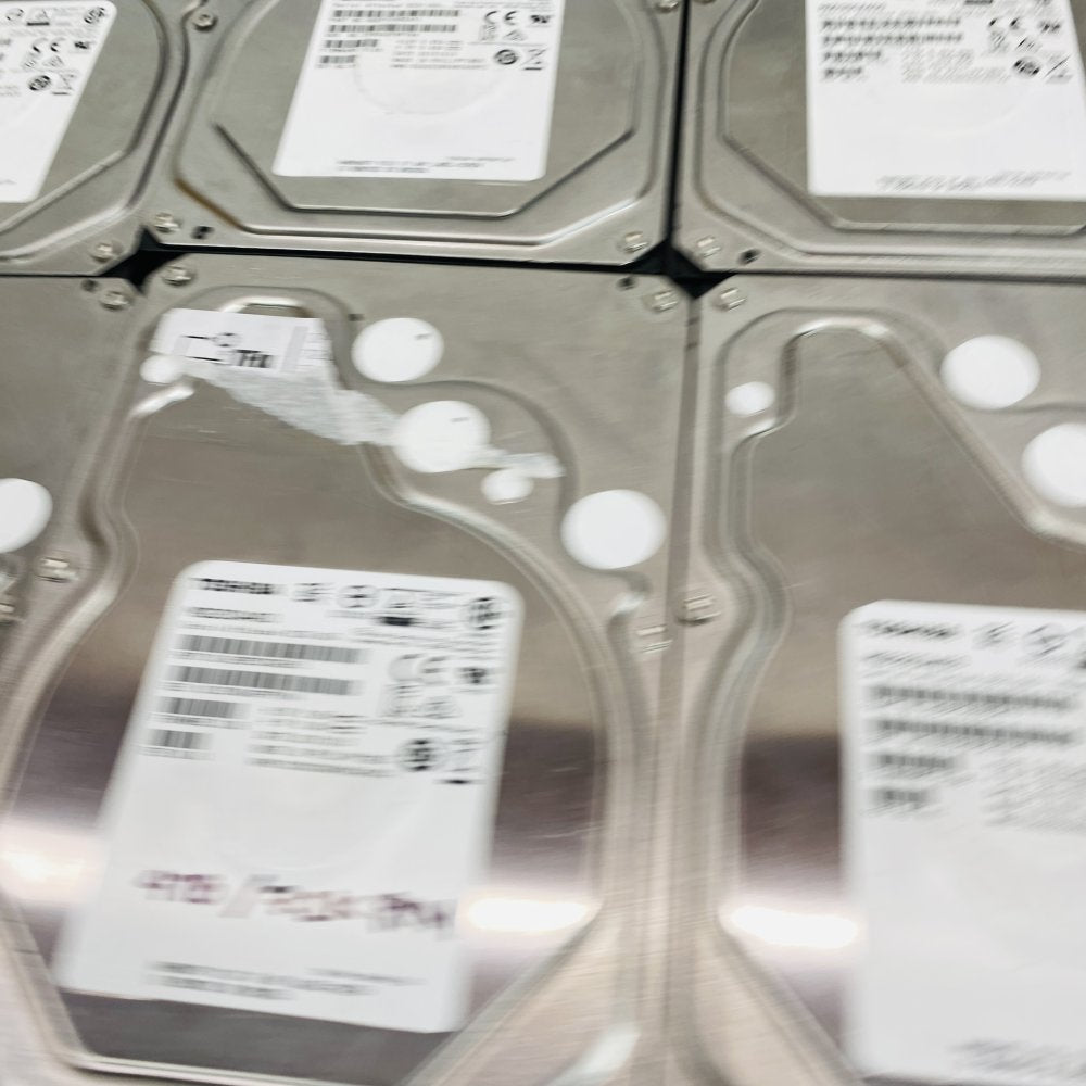 6 x Toshiba 4TB 7200RPM SAS 3.5" Hard Drive Storage 64MB Cache 12Gb/s