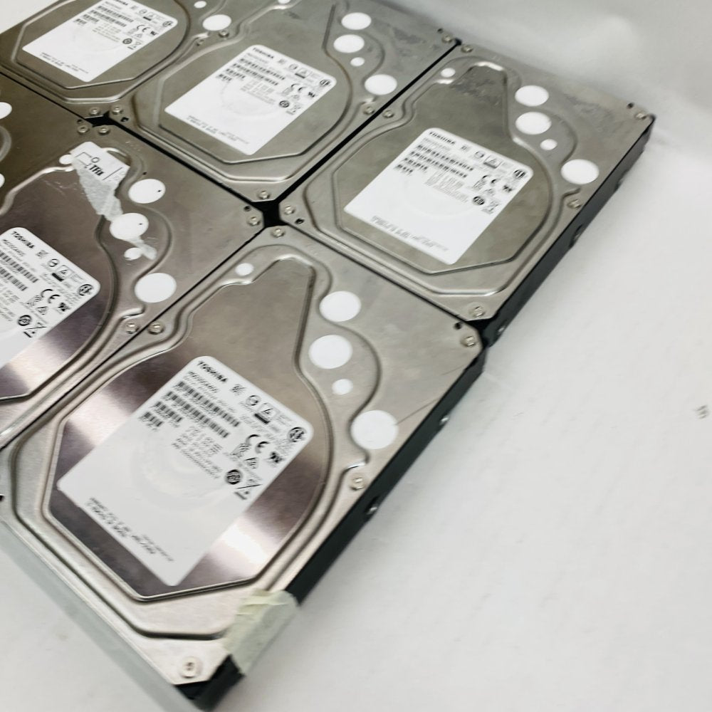 6 x Toshiba 4TB 7200RPM SAS 3.5" Hard Drive Storage 64MB Cache 12Gb/s