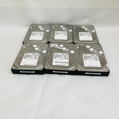 6 x Toshiba 4TB 7200RPM SAS 3.5" Hard Drive Storage 64MB Cache 12Gb/s