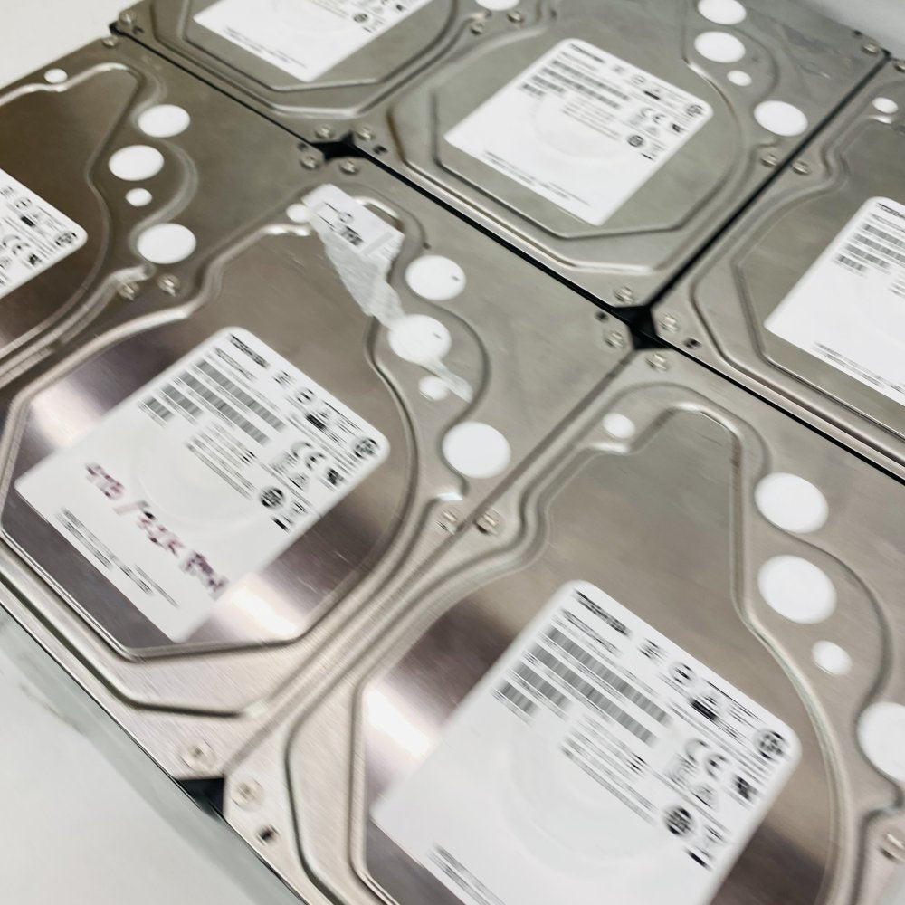 6 x Toshiba 4TB 7200RPM SAS 3.5" Hard Drive Storage 64MB Cache 12Gb/s
