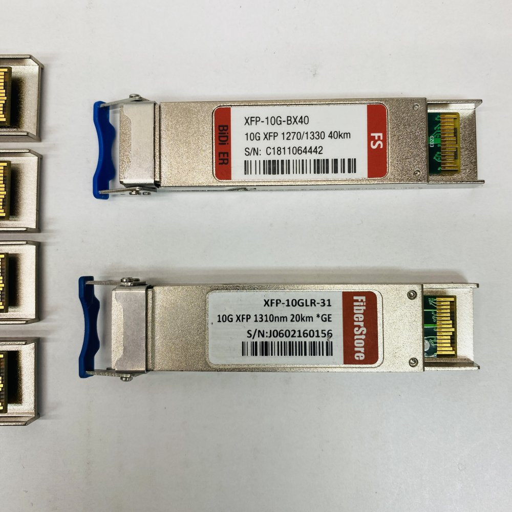 Professional 10G DWDM Fiber Transceivers FS BX40-LR XFP 80km Multi-Vendor