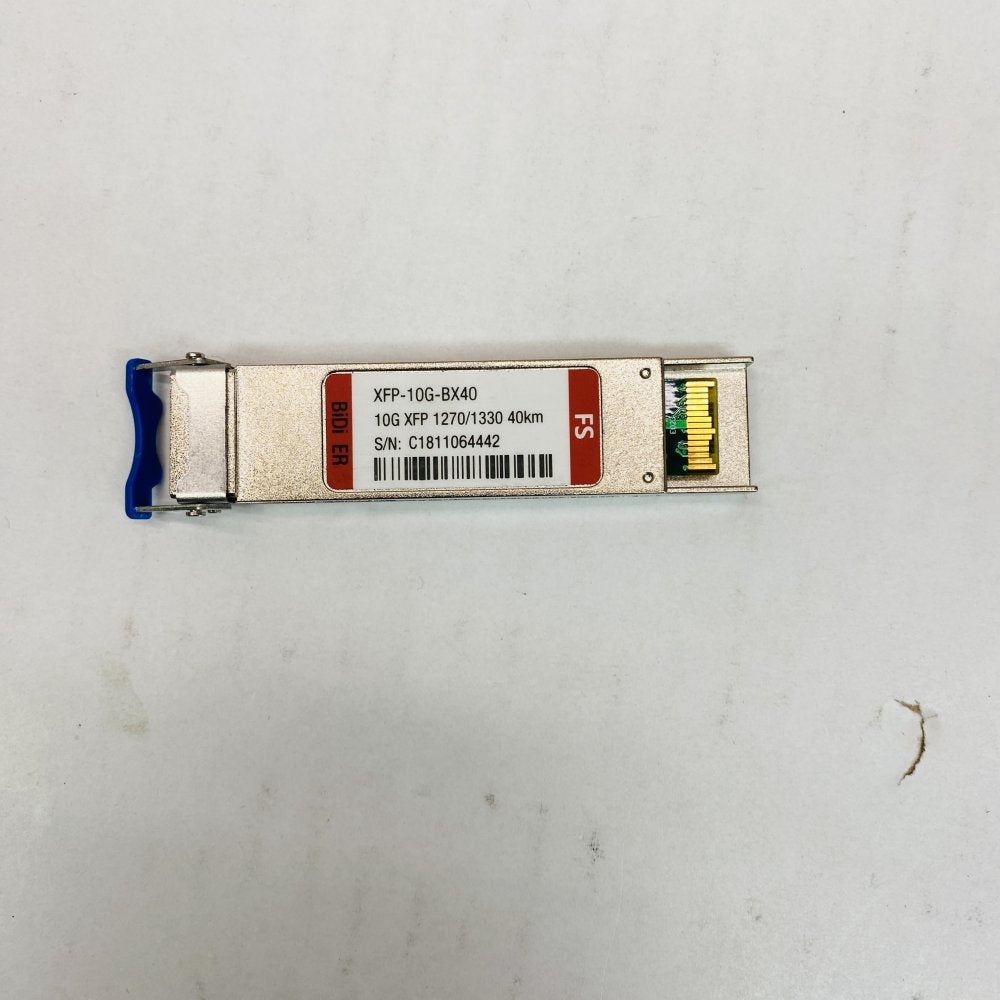 Professional 10G XFP Fiber Transceivers FS BX40-LR-DWDM Multi-Vendor 80km
