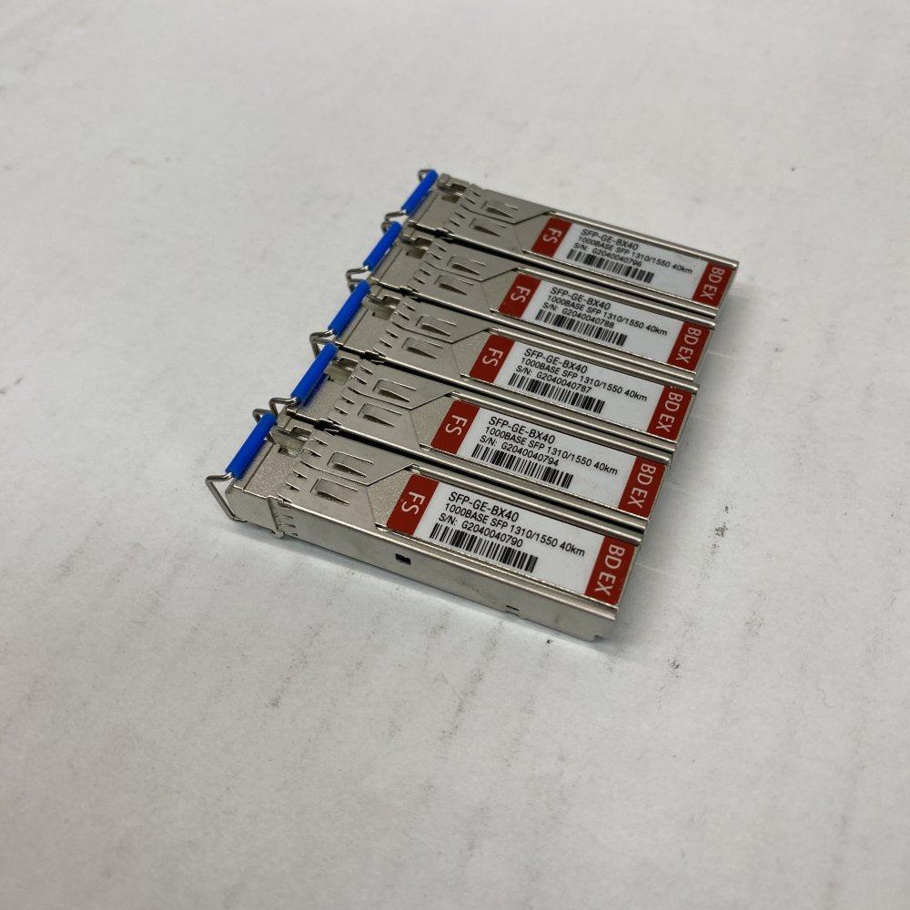 F5 SFP-GE-BX40 1000BASE-BX SFP Transceiver 1310nm Tx / 1550nm Rx, 40km LC SMF