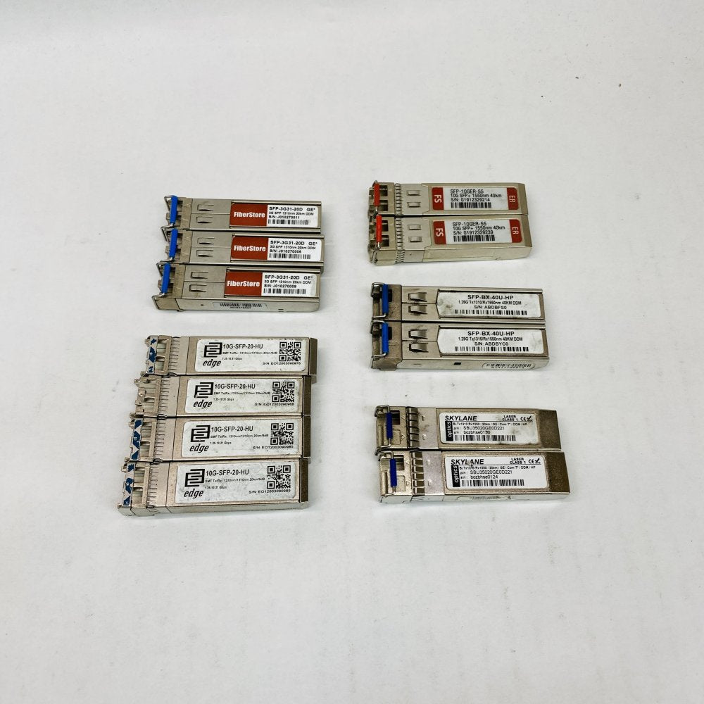Professional SFP SFP+ Modules Lot 1.25G 3G 10G 20-40km FiberStore Skylane