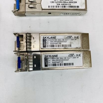 Professional SFP SFP+ Modules Lot 1.25G 3G 10G 20-40km FiberStore Skylane