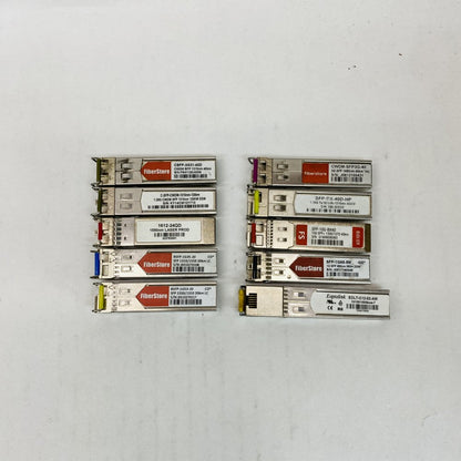 FiberStore Eoptolink Optical Copper Fiber Transceivers SFP SFP+ Lot 10