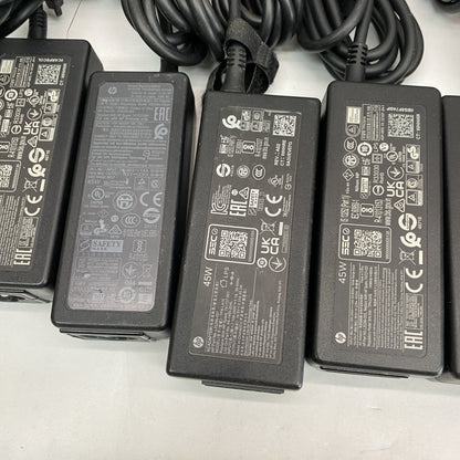 OEM HP 45W Blue Tip Laptop Charger Bundle 12x AC Adapter Compact Reliable