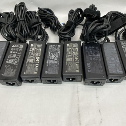 OEM HP 45W Blue Tip Laptop Charger Bundle 12x AC Adapter Compact Reliable