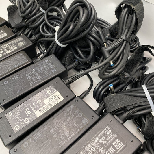 Bulk Lot of 25x Genuine HP 45W Laptop Chargers (Blue Tip, 19.5V 2.31A)