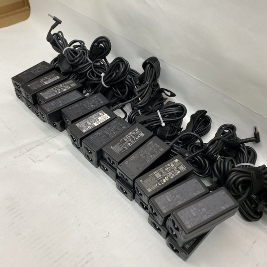 Bulk Lot of 25x Genuine HP 45W Laptop Chargers (Blue Tip, 19.5V 2.31A)