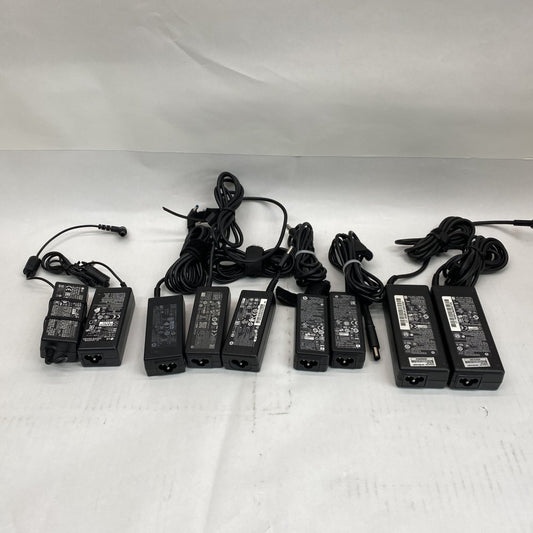 Lot of 9 Genuine HP & LG 45W Laptop Chargers – Mixed Models