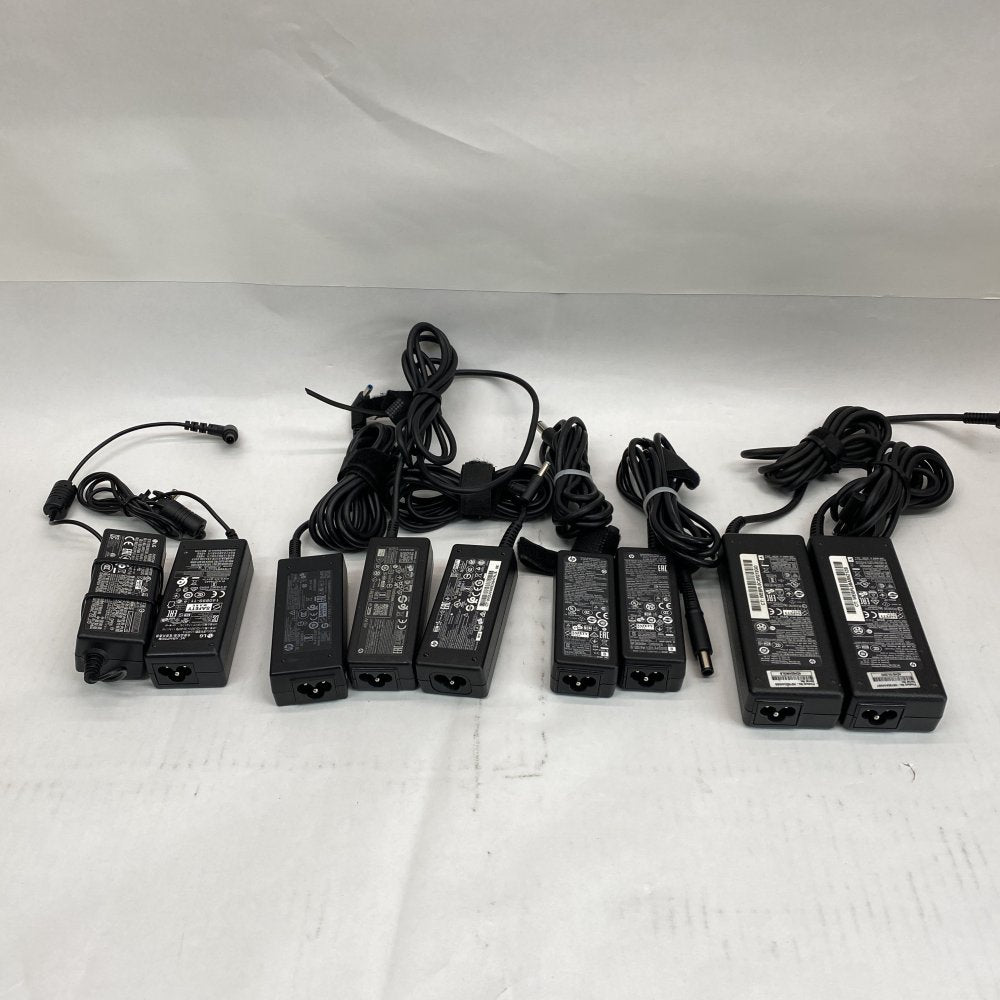 Lot of 9 Genuine HP & LG 45W Laptop Chargers – Mixed Models