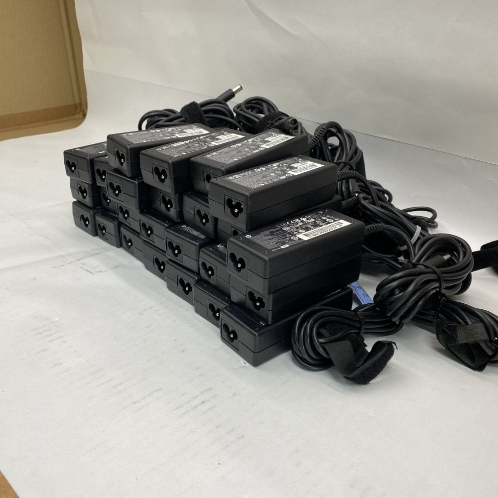 Lot of 25x Genuine HP 65W Laptop Chargers 19.5V 3.33A AC Power Adapters