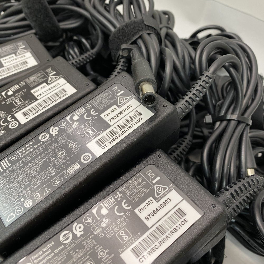 Lot of 25x Genuine HP 65W Laptop Chargers 19.5V 3.33A AC Power Adapters