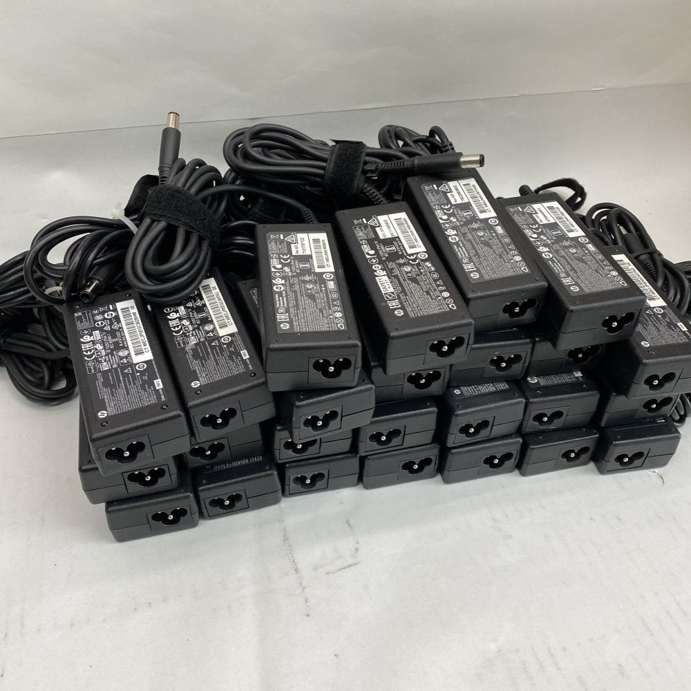 Lot of 25x Genuine HP 65W Laptop Chargers 19.5V 3.33A AC Power Adapters