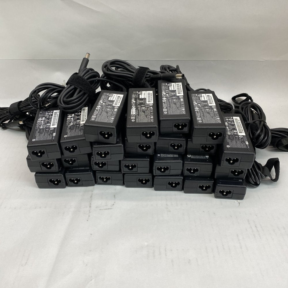Lot of 25x Genuine HP 65W Laptop Chargers 19.5V 3.33A AC Power Adapters