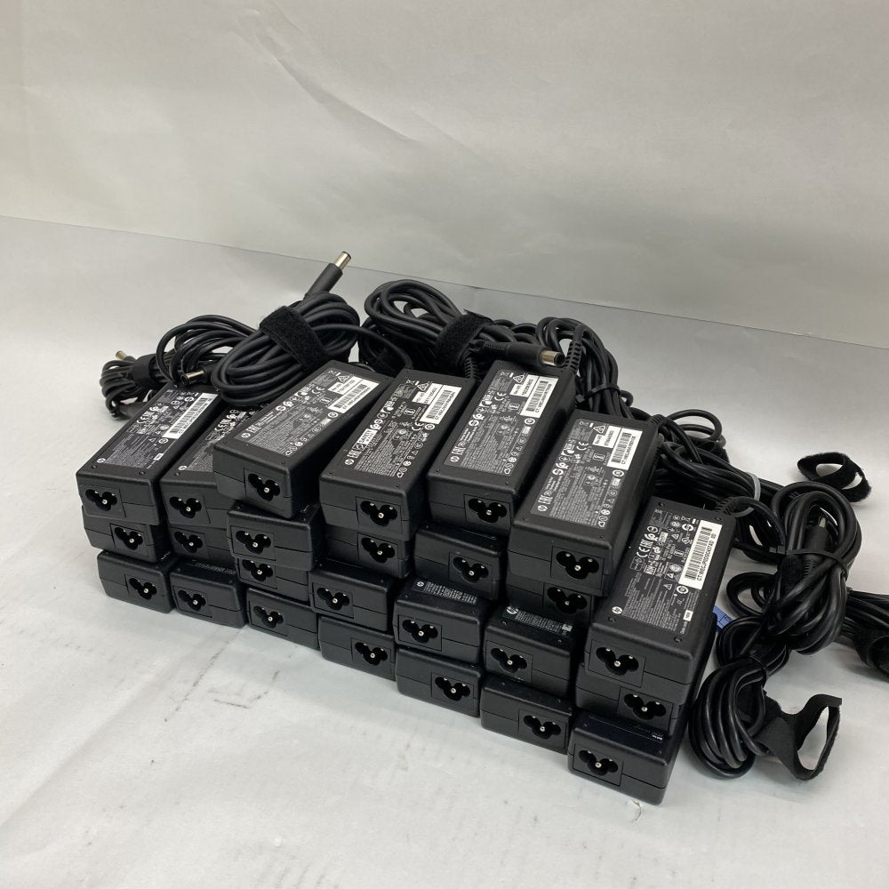Lot of 25x Genuine HP 65W Laptop Chargers 19.5V 3.33A AC Power Adapters