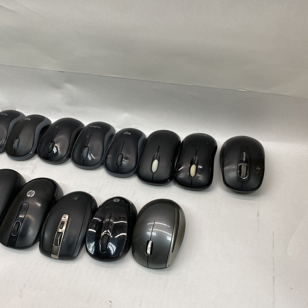 Job Lot of 24x Mixed Brand Wireless Optical Mice – HP Logitech Anker Unbranded