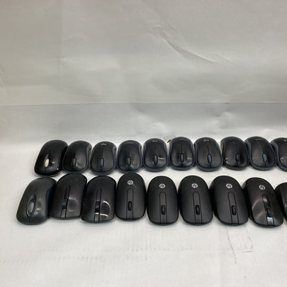 Job Lot of 24x Mixed Brand Wireless Optical Mice – HP Logitech Anker Unbranded