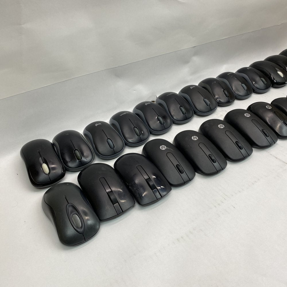 Job Lot of 24x Mixed Brand Wireless Optical Mice – HP Logitech Anker Unbranded