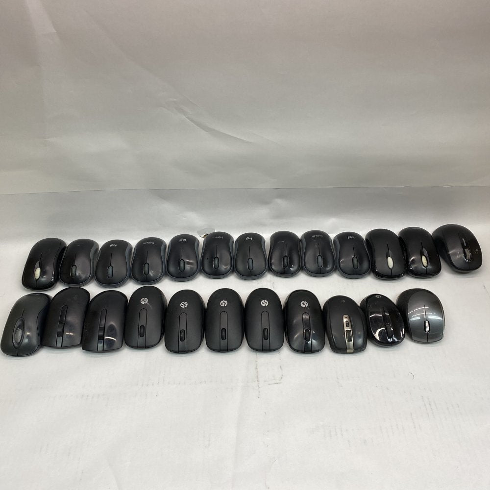 Job Lot of 24x Mixed Brand Wireless Optical Mice – HP Logitech Anker Unbranded