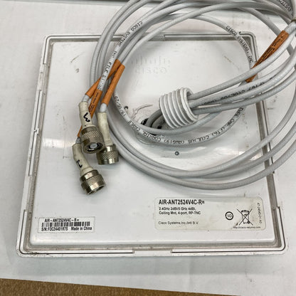 5x Cisco AIR‑ANT2524V4C‑R Dual‑Band Ceiling Mount Antennas RP‑TNC