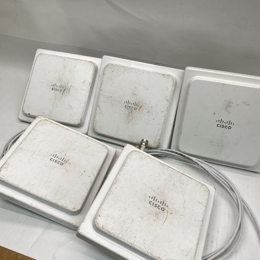 5x Cisco AIR‑ANT2524V4C‑R Dual‑Band Ceiling Mount Antennas RP‑TNC