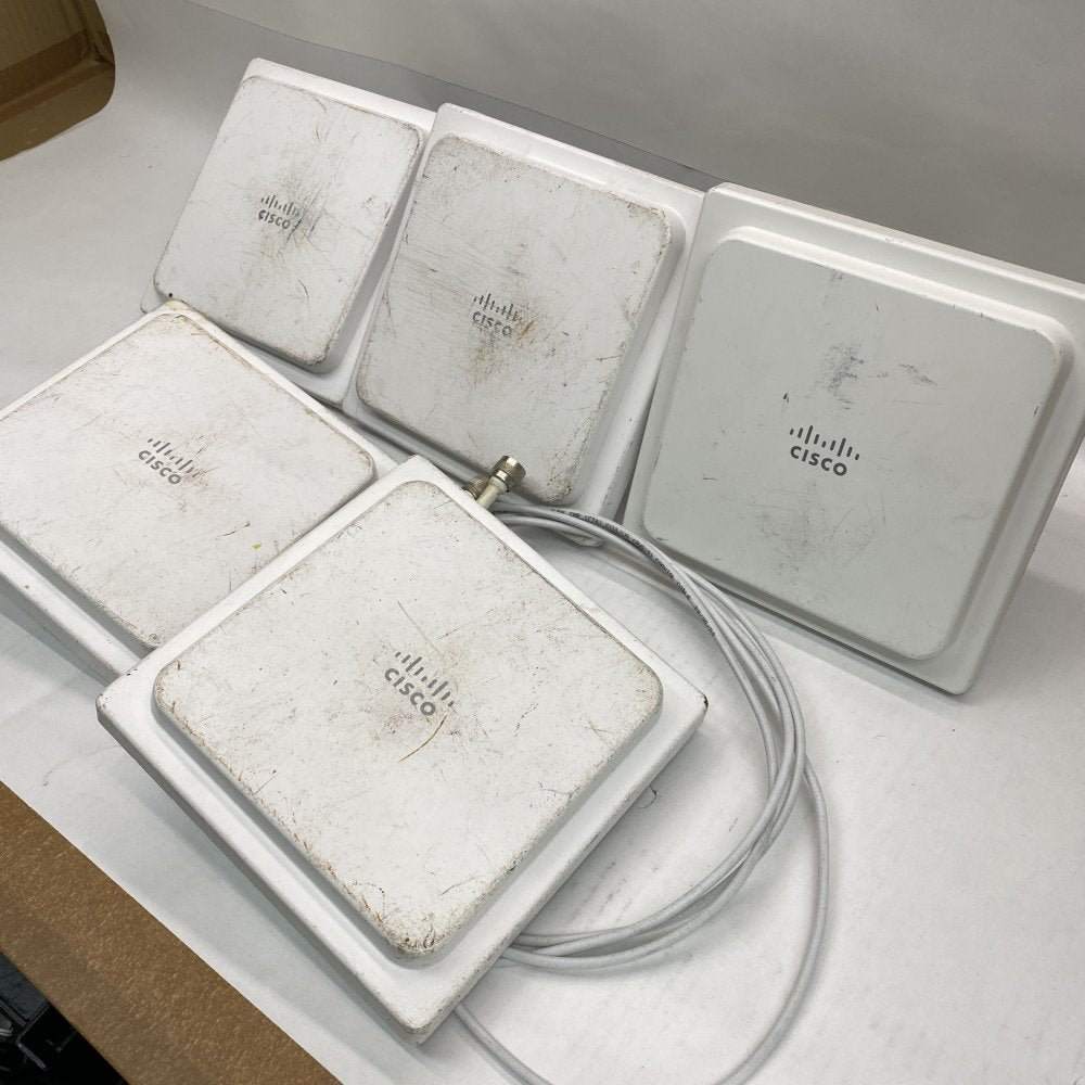 5x Cisco AIR‑ANT2524V4C‑R Dual‑Band Ceiling Mount Antennas RP‑TNC