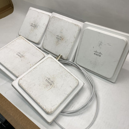 5x Cisco AIR‑ANT2524V4C‑R Dual‑Band Ceiling Mount Antennas RP‑TNC