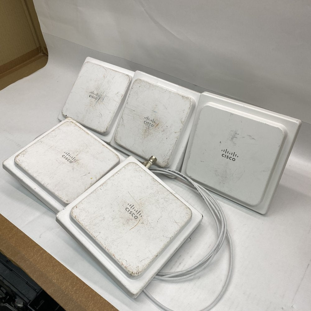5x Cisco AIR‑ANT2524V4C‑R Dual‑Band Ceiling Mount Antennas RP‑TNC