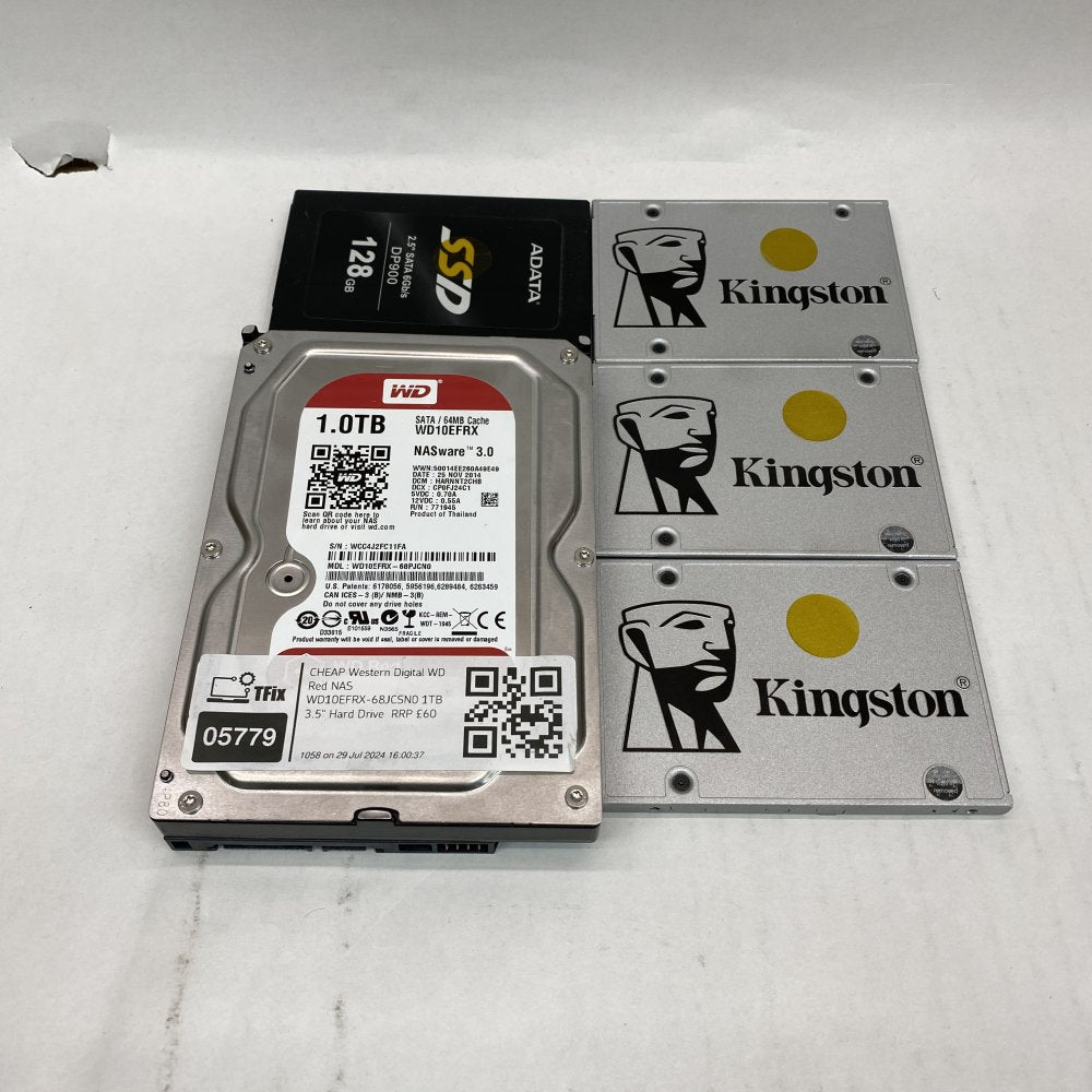 High-Performance Storage Bundle Western Digital Kingston ADATA SSDs