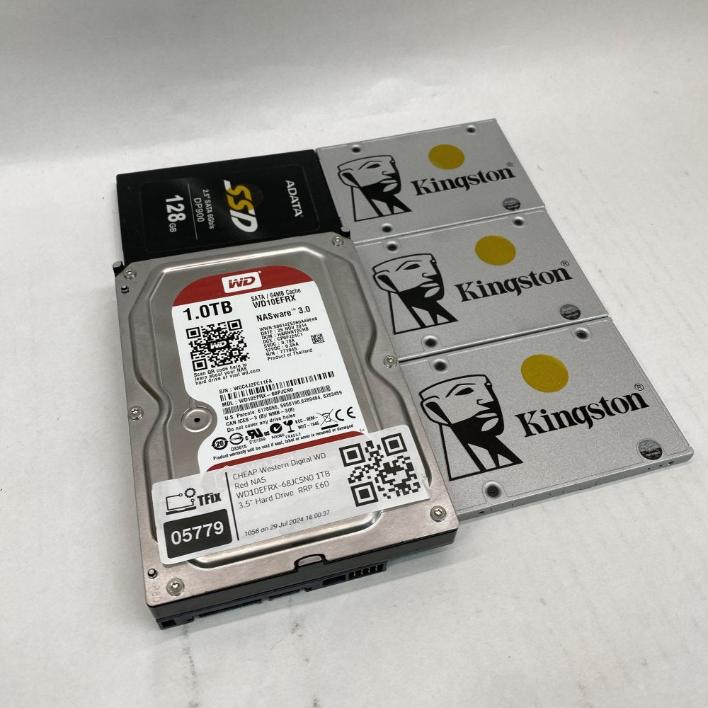 High-Performance Storage Bundle Western Digital Kingston ADATA SSDs