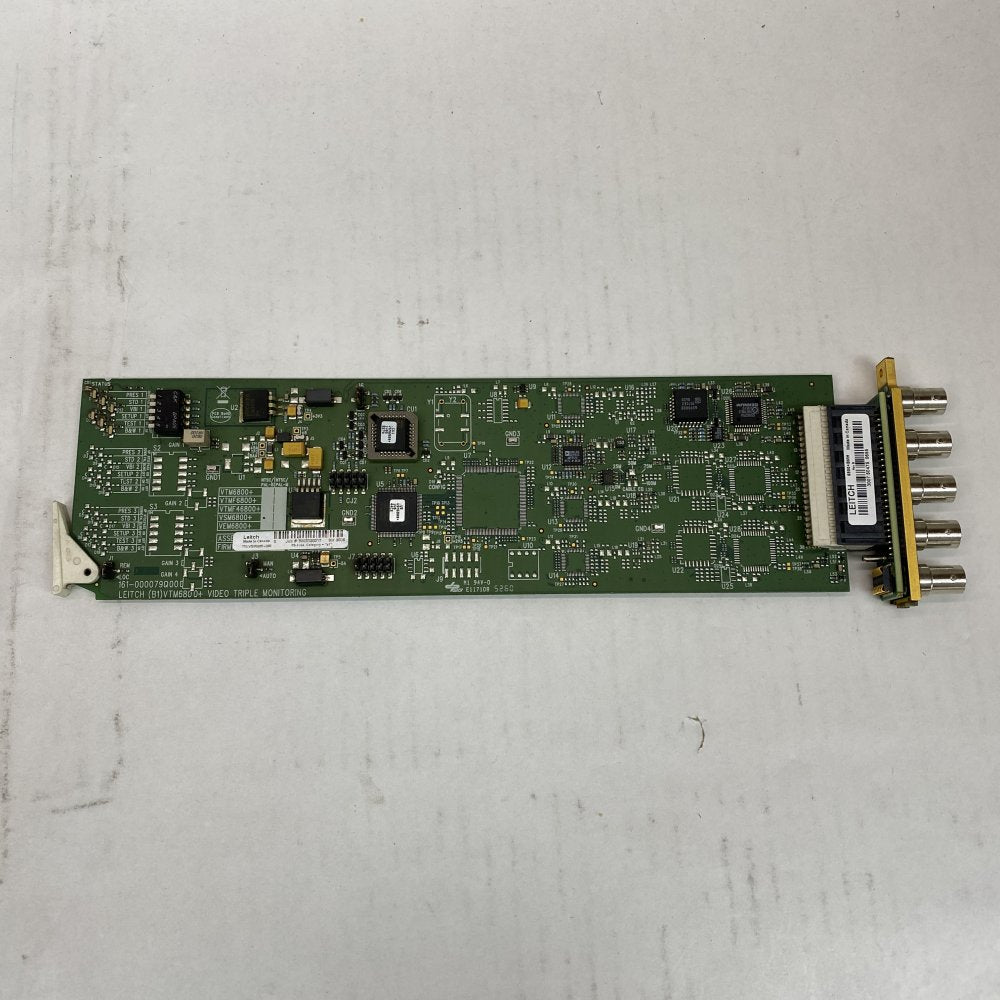 Professional Triple Monitoring Card Leitch VSM6800+ SDI Composite BNC