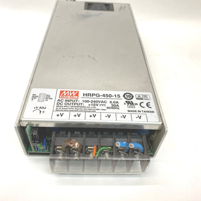 Mean Well HRPG-450-15 450W 15V 30A Industrial Power Supply