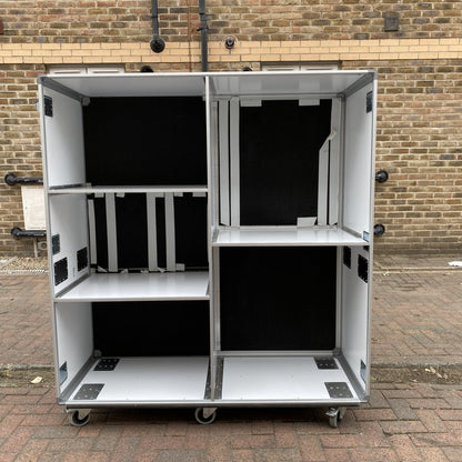 Large Wheeled ATA‑Style Flight Case Storage Cabinet on Castors