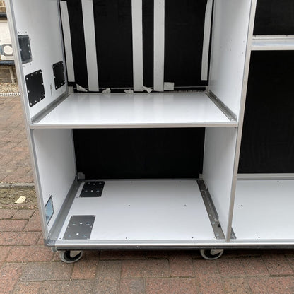 Large Wheeled ATA‑Style Flight Case Storage Cabinet on Castors