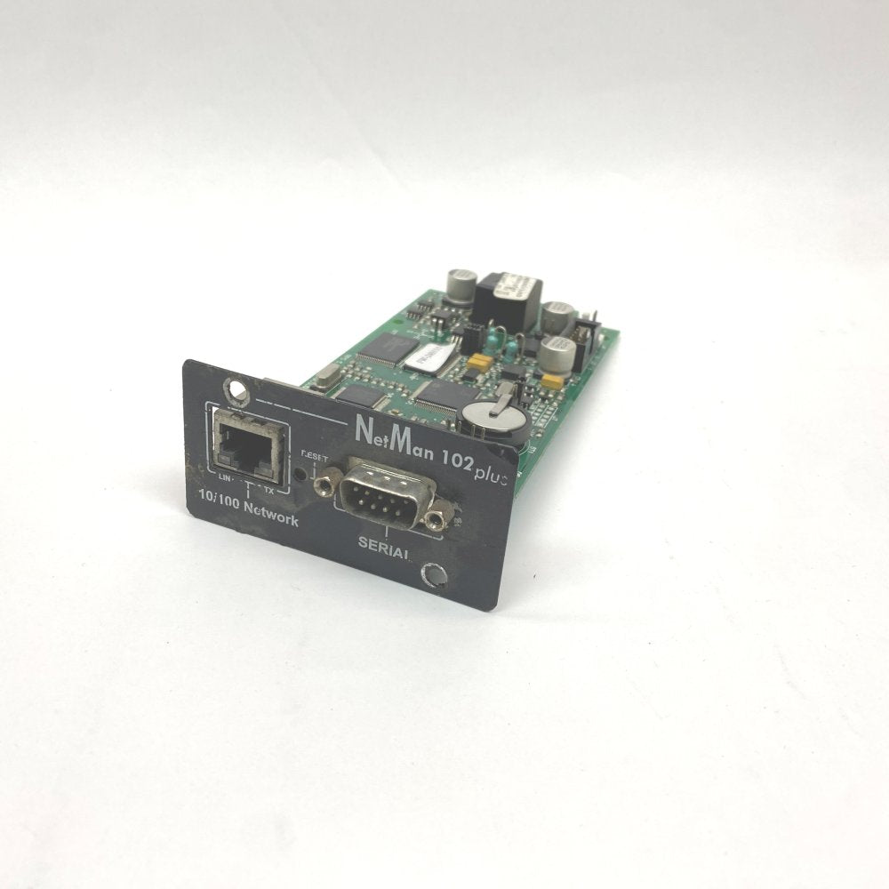 Riello NetMan 102 Plus UPS Network Interface Card(10/100 Ethernet + Serial SNMP)