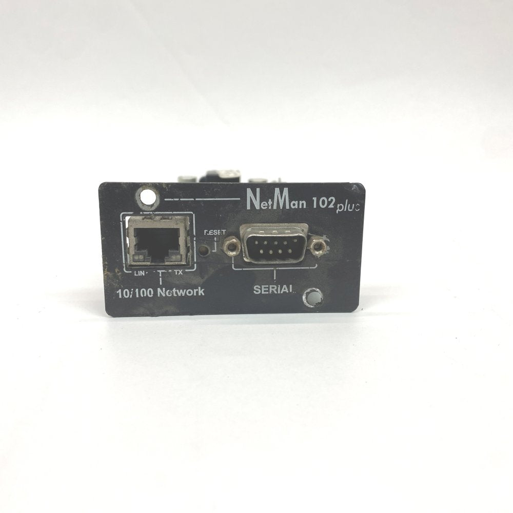 Riello NetMan 102 Plus UPS Network Interface Card(10/100 Ethernet + Serial SNMP)