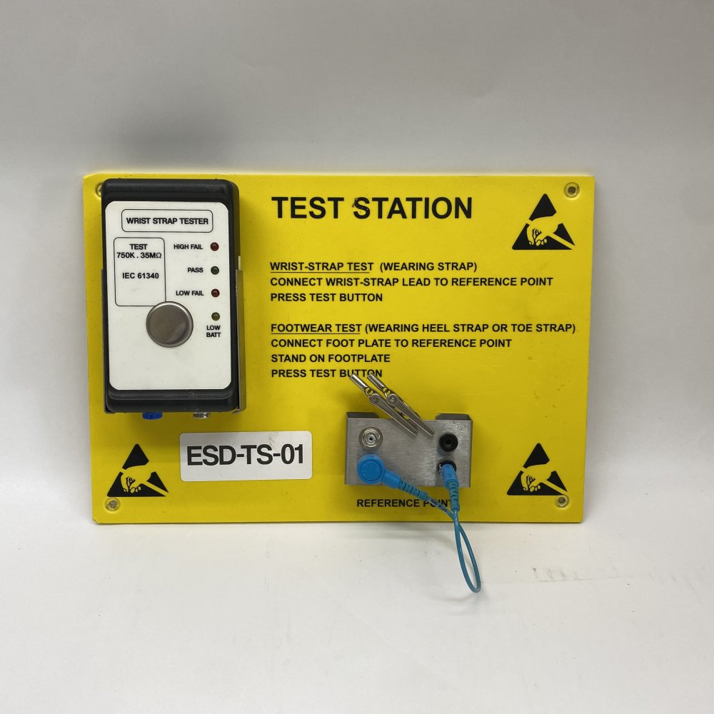 ESD Wrist Strap & Footwear Tester Test Station ESD‑TS‑01 IEC 61340 Tester