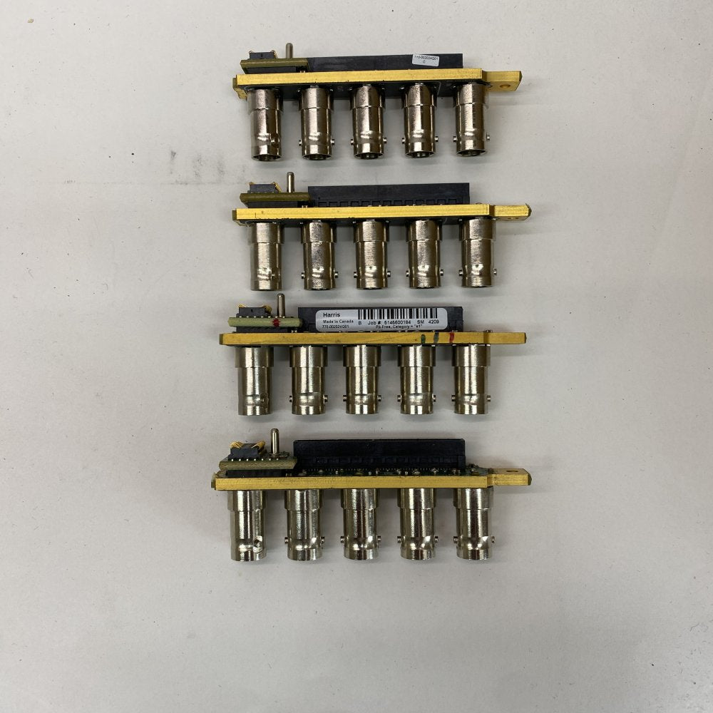 Lot of 4x Harris DA‑HS6802+ SDI BNC Output Connector Modules