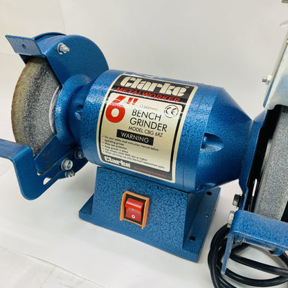 Clarke CBG 6RZ 6" (150mm) Bench Grinder 240V Twin Wheel UK Plug