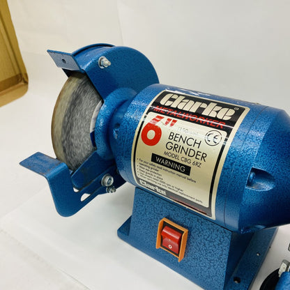 Clarke CBG 6RZ 6" (150mm) Bench Grinder 240V Twin Wheel UK Plug